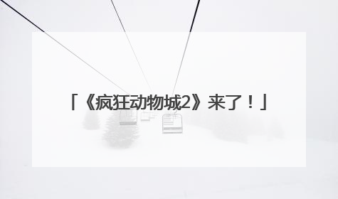 《疯狂动物城2》来了！