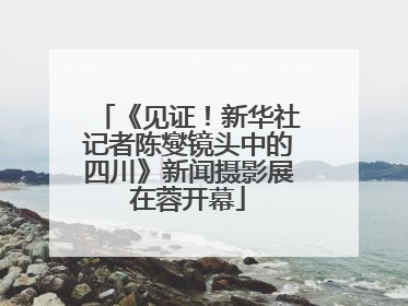 《见证！新华社记者陈燮镜头中的四川》新闻摄影展在蓉开幕