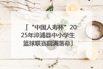 “中国人寿杯”2025年漳浦县中小学生篮球联赛圆满落幕