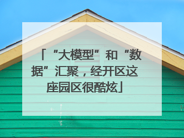 “大模型”和“数据”汇聚，经开区这座园区很酷炫
