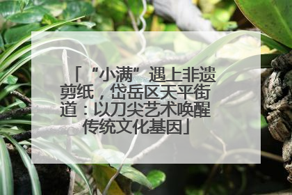 “小满”遇上非遗剪纸，岱岳区天平街道：以刀尖艺术唤醒传统文化基因