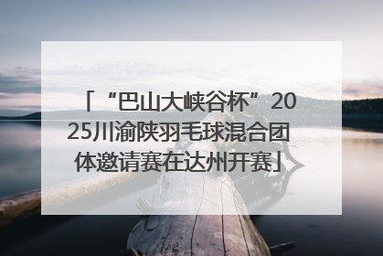“巴山大峡谷杯”2025川渝陕羽毛球混合团体邀请赛在达州开赛