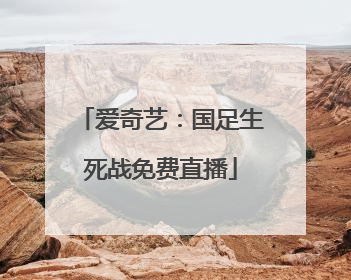 爱奇艺：国足生死战免费直播