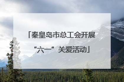 秦皇岛市总工会开展“六一”关爱活动
