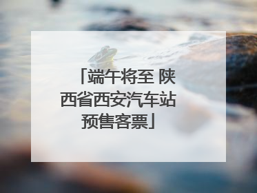 端午将至 陕西省西安汽车站预售客票