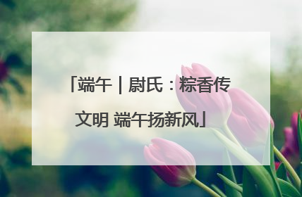 端午｜尉氏：粽香传文明 端午扬新风