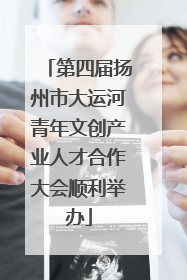 第四届扬州市大运河青年文创产业人才合作大会顺利举办