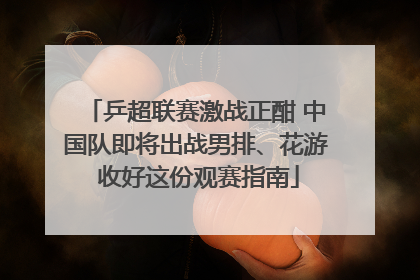 乒超联赛激战正酣 中国队即将出战男排、花游 收好这份观赛指南
