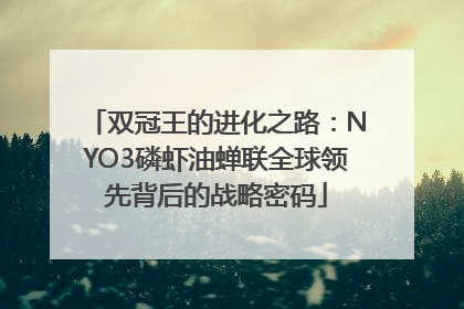 双冠王的进化之路：NYO3磷虾油蝉联全球领先背后的战略密码