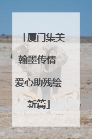 厦门集美翰墨传情 爱心助残绘新篇