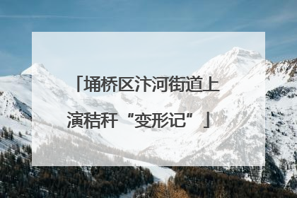 埇桥区汴河街道上演秸秆“变形记”