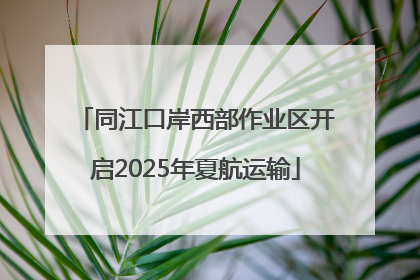 同江口岸西部作业区开启2025年夏航运输