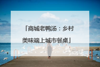 商城老鸭汤：乡村美味端上城市餐桌