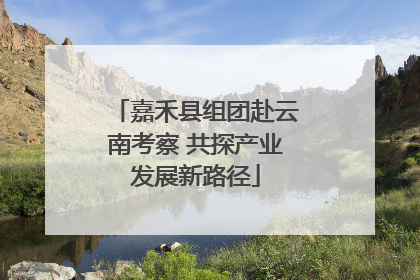 嘉禾县组团赴云南考察 共探产业发展新路径