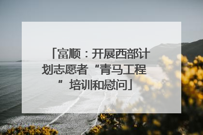 富顺：开展西部计划志愿者“青马工程”培训和慰问