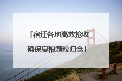 宿迁各地高效抢收 确保夏粮颗粒归仓