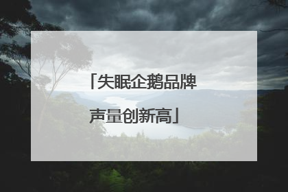 失眠企鹅品牌声量创新高