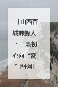 山西晋城养蜂人：一颗初心向“蜜”图强