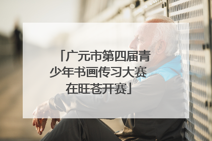 广元市第四届青少年书画传习大赛在旺苍开赛