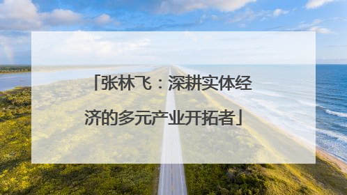 张林飞：深耕实体经济的多元产业开拓者