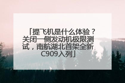 提飞机是什么体验？关闭一侧发动机极限测试，南航湖北首架全新C909入列