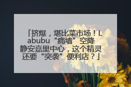 挤爆，堪比菜市场！Labubu“痛墙”空降静安嘉里中心，这个精灵还要“突袭”便利店？