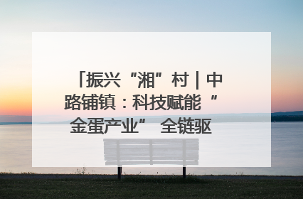 振兴“湘”村｜中路铺镇：科技赋能“金蛋产业” 全链驱动乡村振兴