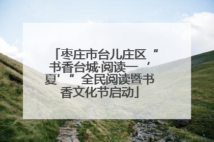 枣庄市台儿庄区“书香台城·阅读一‘夏’”全民阅读暨书香文化节启动