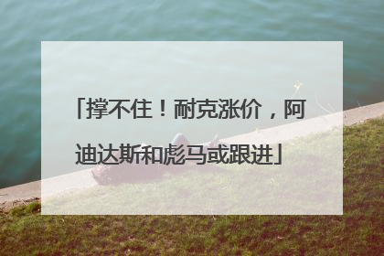 撑不住！耐克涨价，阿迪达斯和彪马或跟进