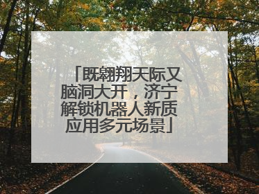 既翱翔天际又脑洞大开，济宁解锁机器人新质应用多元场景