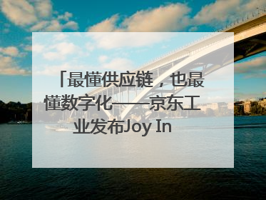 最懂供应链，也最懂数字化——京东工业发布Joy Industrial 重塑工业未来