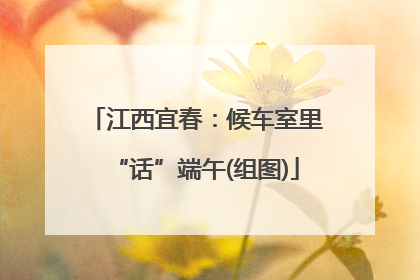 江西宜春：候车室里“话”端午(组图)