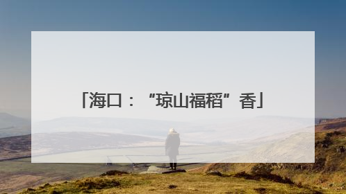 海口：“琼山福稻”香