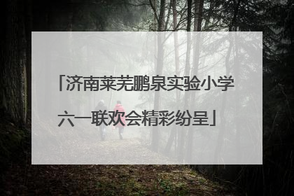 济南莱芜鹏泉实验小学六一联欢会精彩纷呈