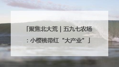 聚焦北大荒｜五九七农场：小樱桃带红“大产业”