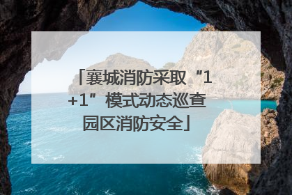 襄城消防采取“1+1”模式动态巡查园区消防安全