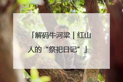 解码牛河梁｜红山人的“祭祀日记”