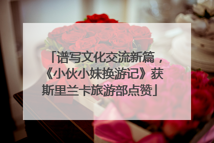 谱写文化交流新篇，《小伙小妹换游记》获斯里兰卡旅游部点赞