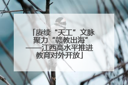 赓续“天工”文脉 聚力“赣教出海”——江西高水平推进教育对外开放
