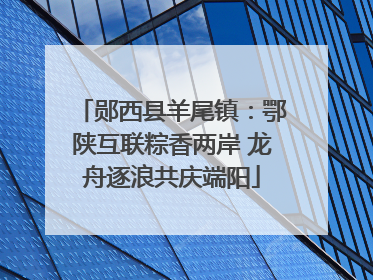郧西县羊尾镇：鄂陕互联粽香两岸 龙舟逐浪共庆端阳