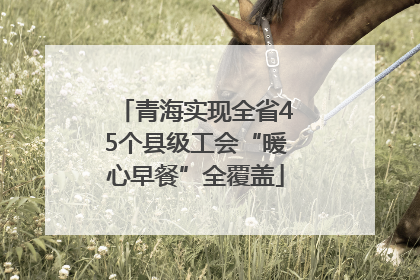 青海实现全省45个县级工会“暖心早餐”全覆盖
