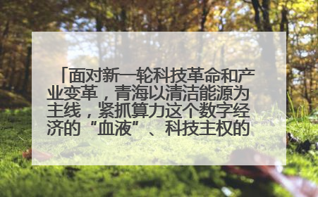面对新一轮科技革命和产业变革,青海以清洁能源为主线,紧抓算力这个数字经济的“血液”、科技主权的“筹码”、产业升级的“杠杆”、绿色转型的“支点”,勇于撬动国家“双碳”战略、“东数西算”工程重大发展新机遇,点亮绿色算电协同新赛道,蹚出一条符合本地实际的高质量发展之路——青海:“绿色算力” 锚定“东数西算”国家战略布局