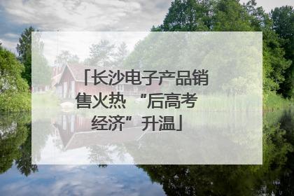 长沙电子产品销售火热 “后高考经济”升温