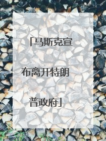 马斯克宣布离开特朗普政府