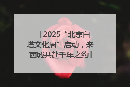 2025“北京白塔文化周”启动，来西城共赴千年之约
