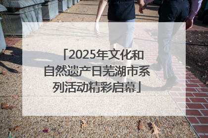 2025年文化和自然遗产日芜湖市系列活动精彩启幕