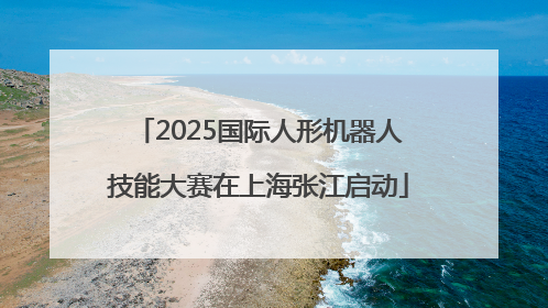 2025国际人形机器人技能大赛在上海张江启动