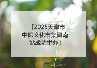 2025天津市中医文化市集津南站成功举办